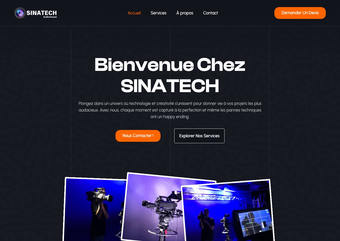 Capture du site Sinatech AV